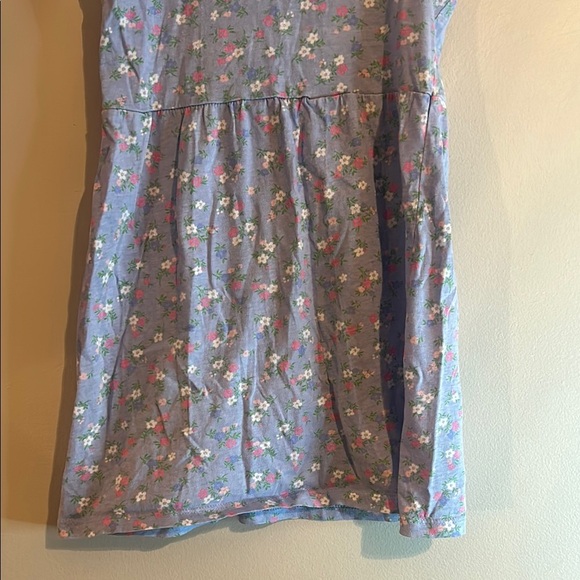 Blue Scoop Neck Sleeveless Sundress - Picture 4 of 6